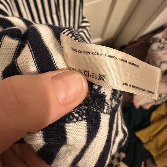 Anthropologie Saturday Sunday Nautical Vertical Stripe Dress Size small Resort - Picture 4 of 5